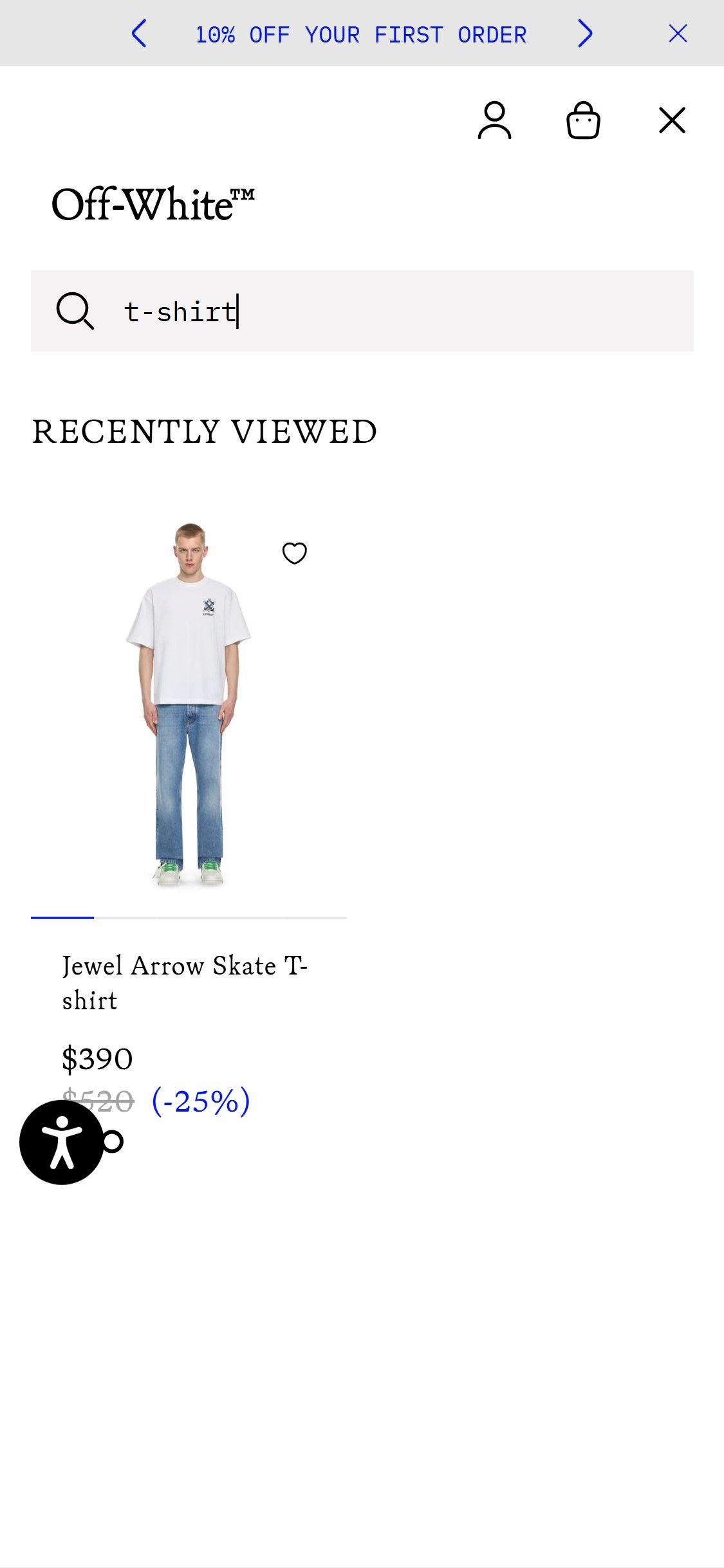 Off-White™ — Search (Mobile)