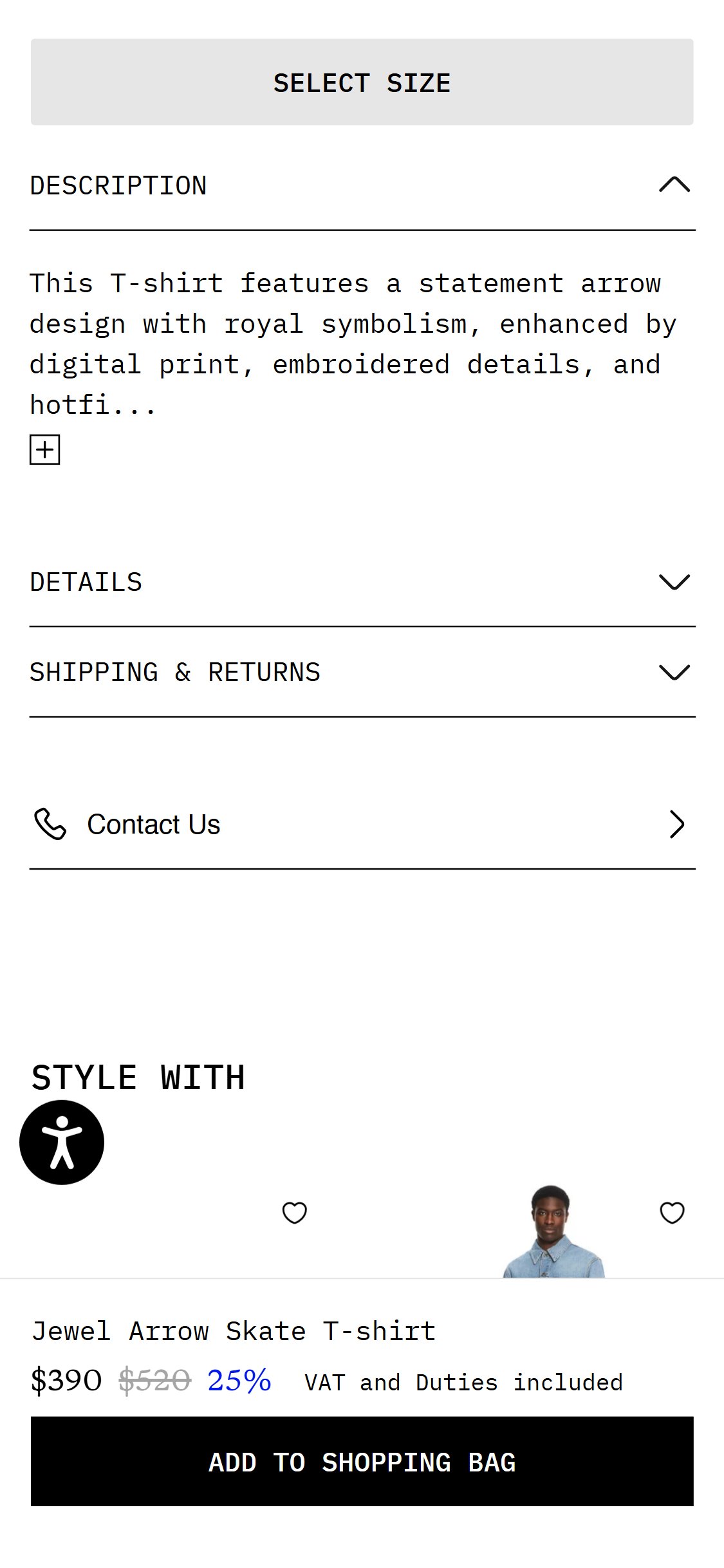 Off-White™ — PDP ATC Zone (Mobile)