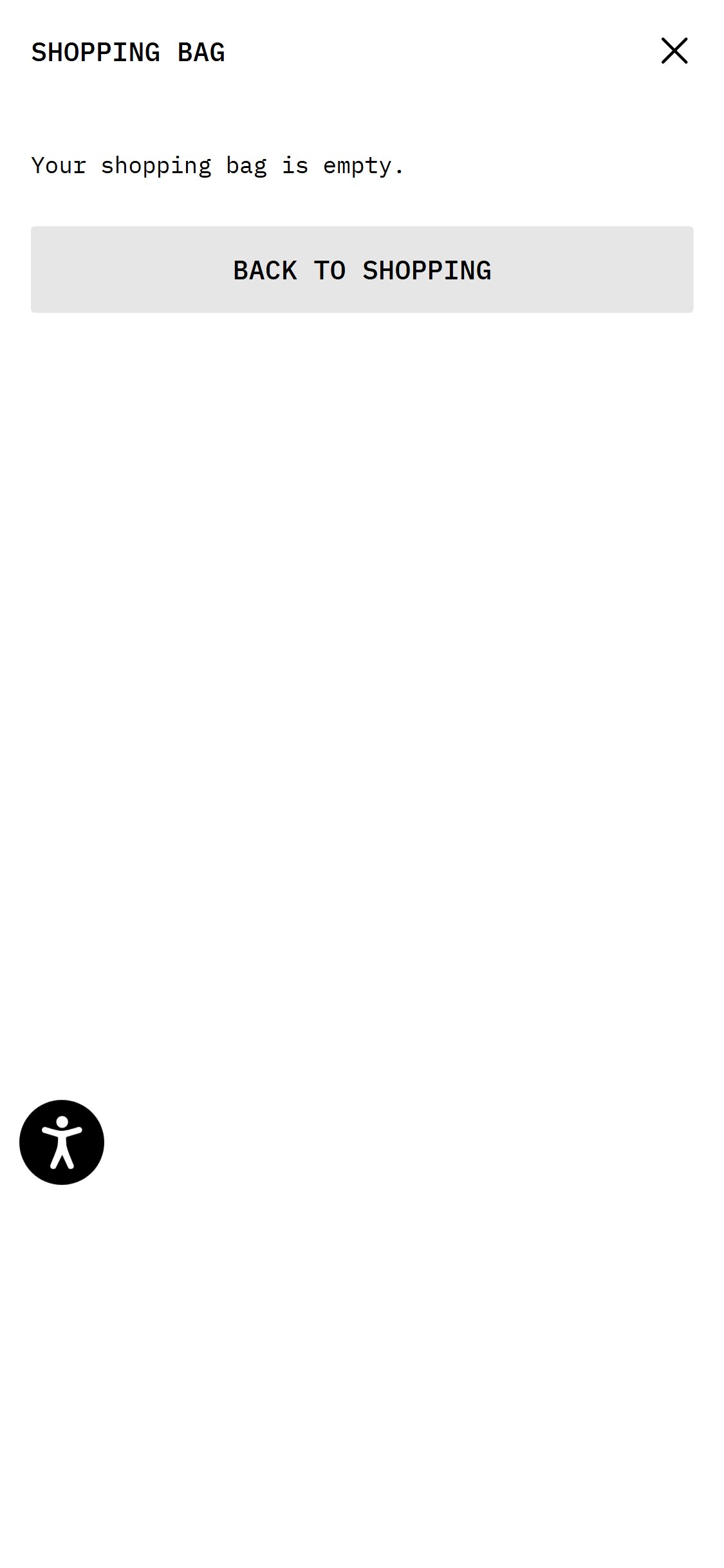 Off-White™ — Cart (Mobile)