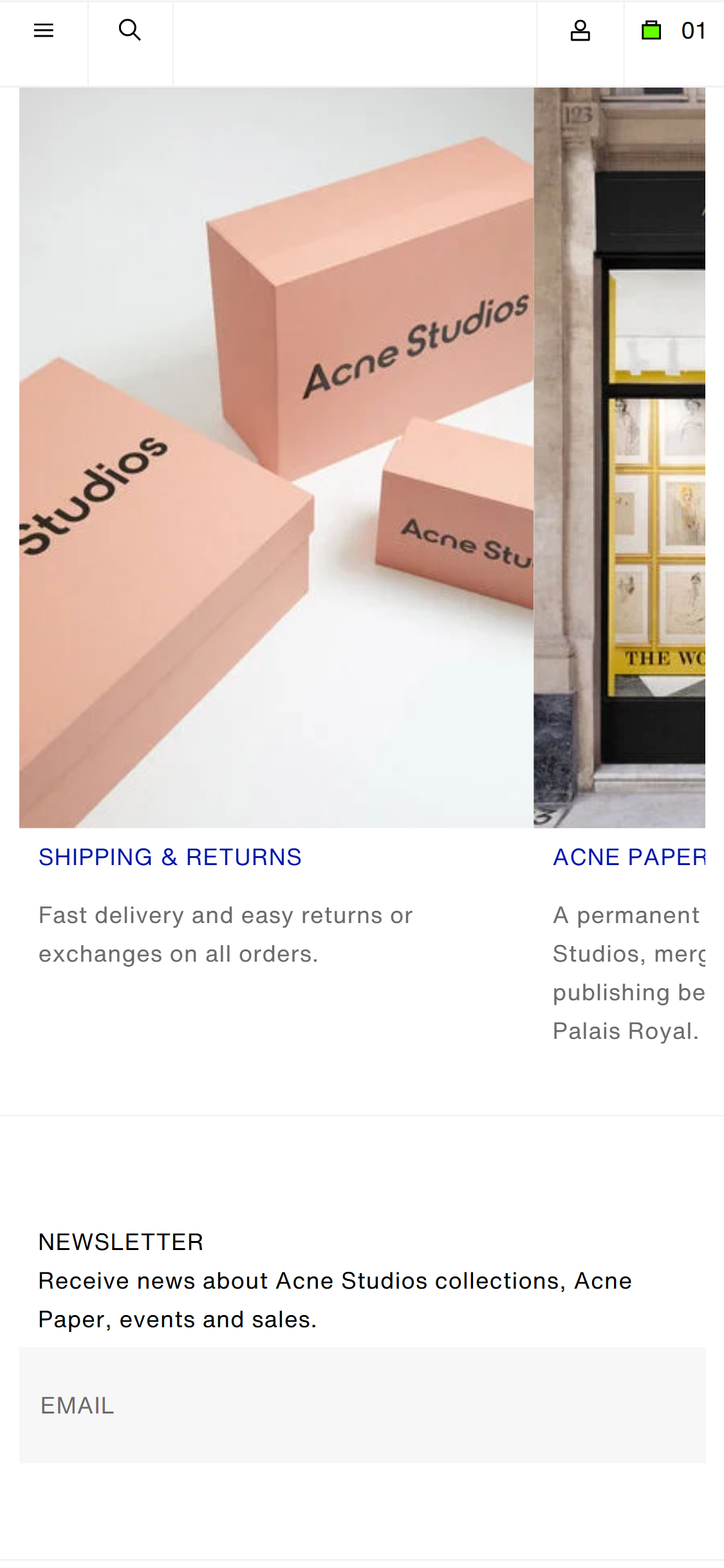 Acne Studios — USP Strip